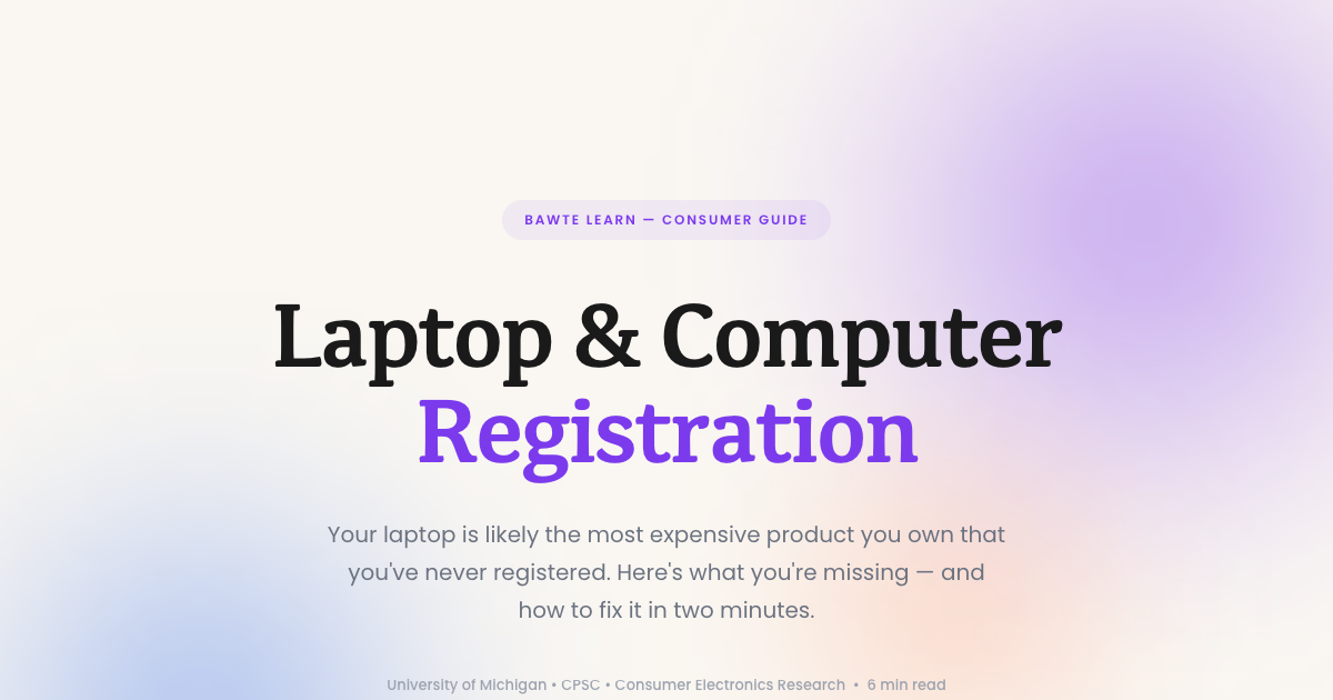 Registration On Computer Laptop & Computer Registration | Bawte Learn
